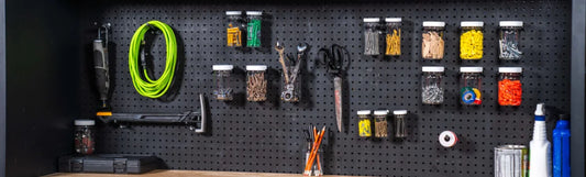 These are standard pegboard specifications